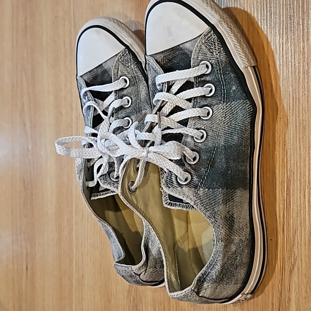 Converse All-Star plaid unisex sneakers M7/W9